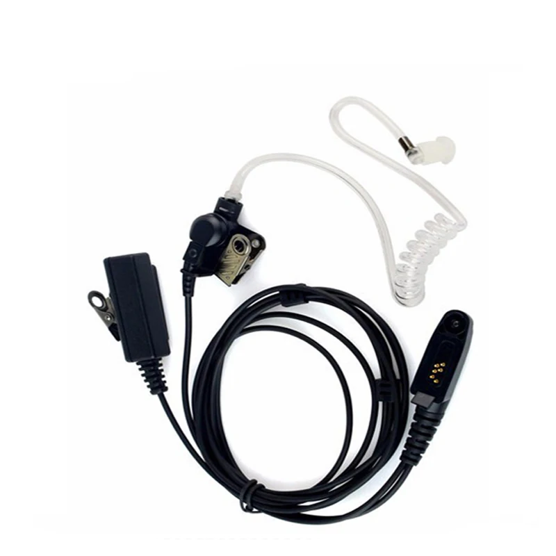 Two Way Radio Surveillance Kit Earpiece Acoustic Tube Headset For GP328PLUS GP338PLUS GP344 GP388