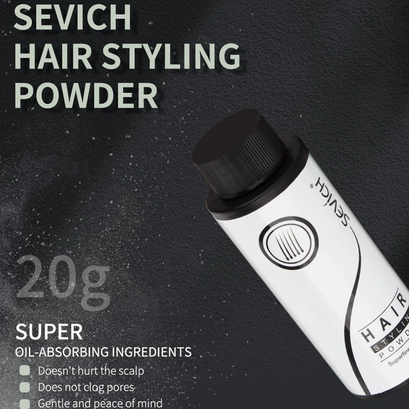Sevich Unisex Dust It Hair Powder Spray Fluffy Thin Hair Powder Increases Hair Volume Haircut Modeling Styling Hairspray view 6