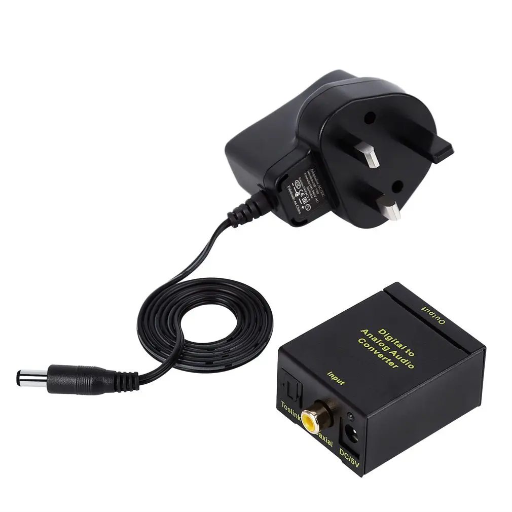 

Tsing Digital SPDIF Toslink to Analog Stereo Audio L/R R/L Converter Adapter