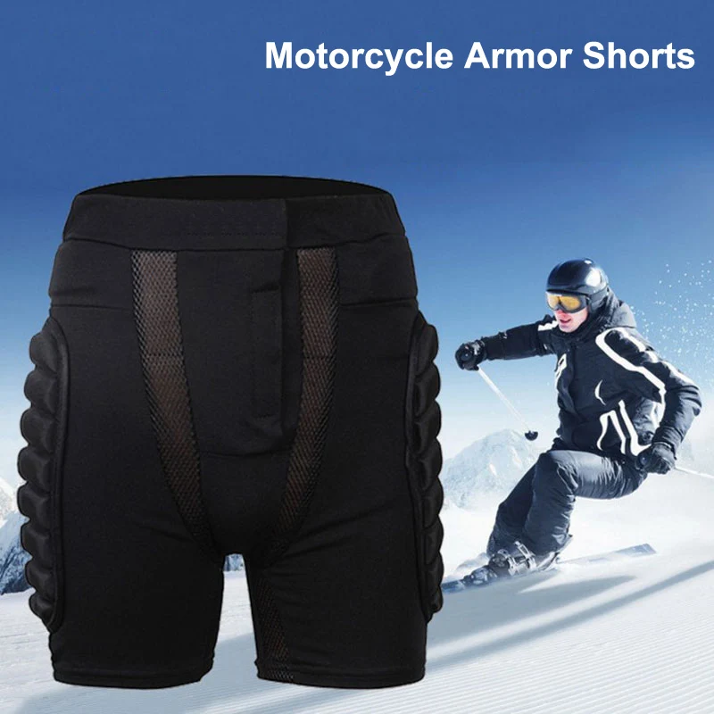 Outdoor Motorcycle Sports Shorts Hip Pad Protector Armor Bike Downhill Ski Snowboard Skate Pants hip protector motorcycle shorts
