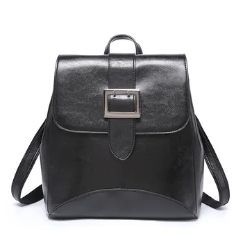 

2020 New PU leather Ladies Backpack Multifunctional Fashion Female Bag Wild Diagonal Backpack Laptop Backpack Bucket bag