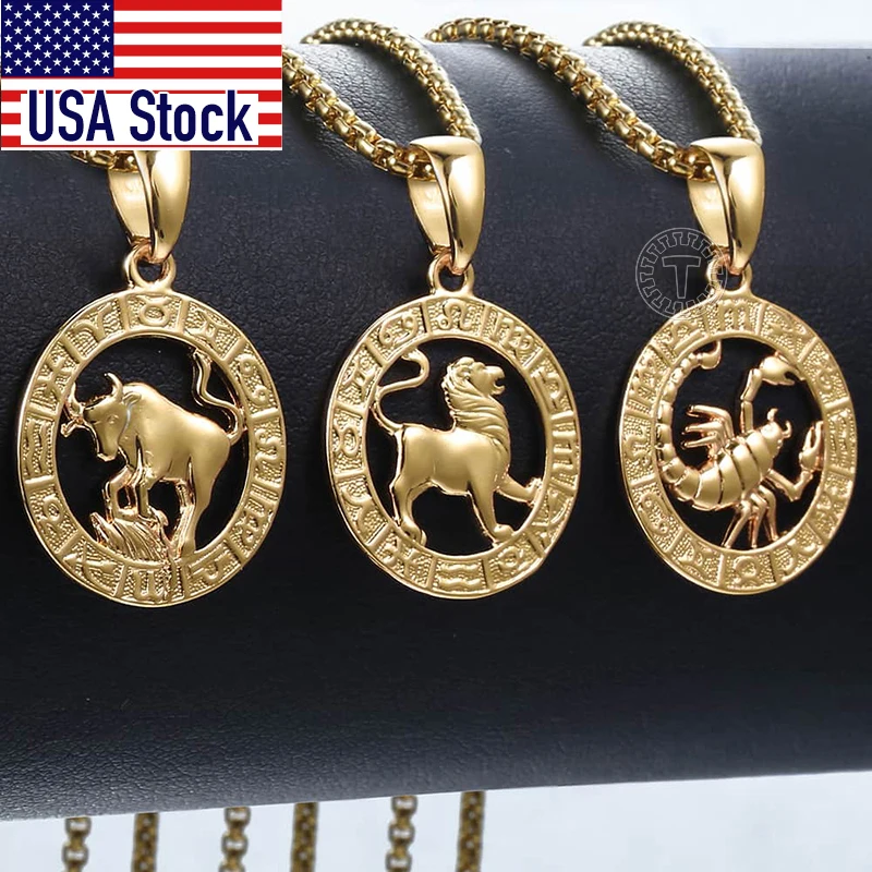 Men's Women's 12 Horoscope Zodiac Sign 