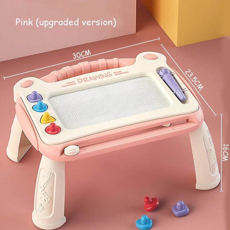 Kids Magnetic Doodle Drawing Board Table Erasable Sketch Board Baby  Graffiti Writing Early Educational Color Pad Toys