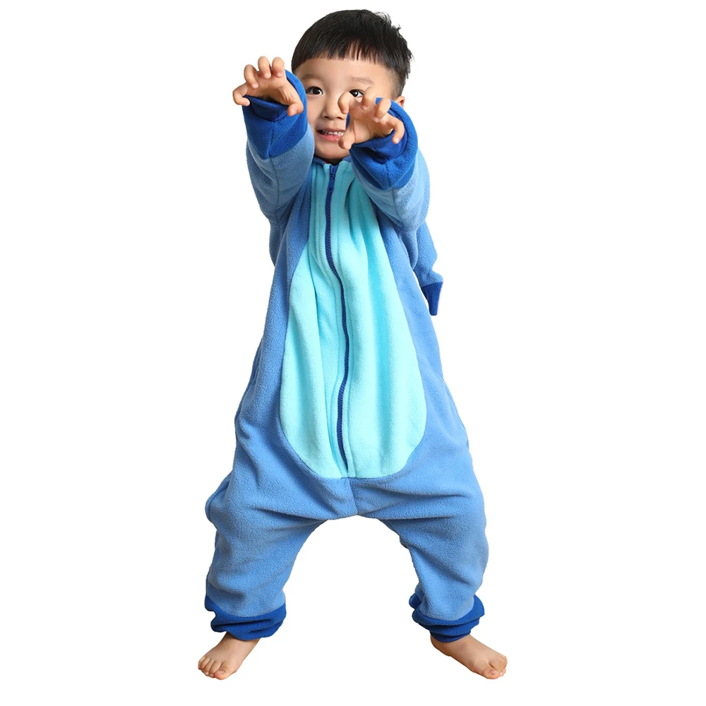 Kids Anime Onesie Pajamas Animal Cosplay Costume for Children Hooded Sleepwear for age 4-12 Child Gift