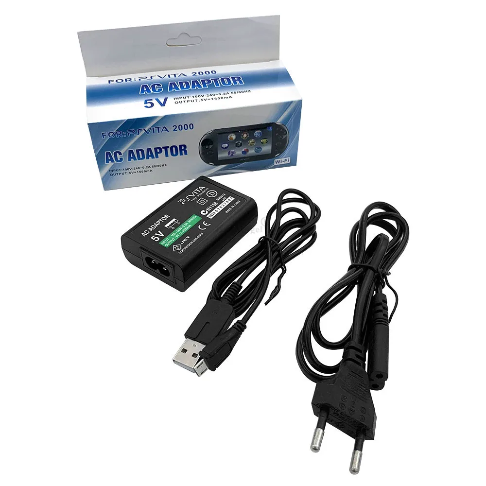AC Adapter Netzteil Mit USB Kabel für PlayStation Vita PSVITA 2000 