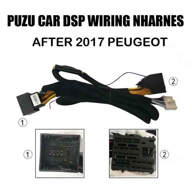 PUZU araç ses DSP olmayan yıkıcı için kablo demeti yeni 308 408 2017 sonrası