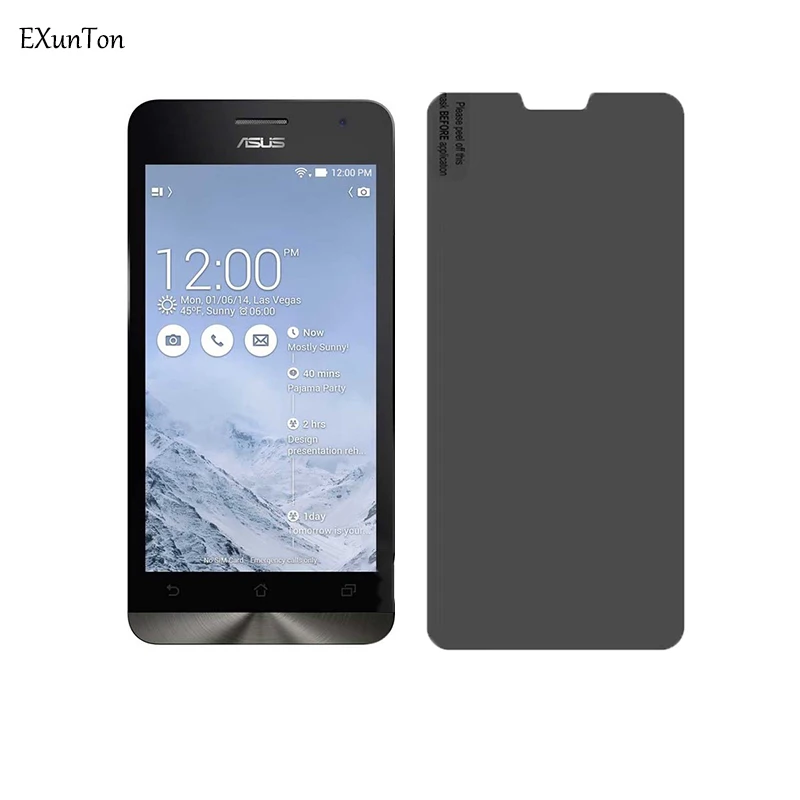 

EXUNTON Anti Spy Tempered Glass for ASUS ZenFone 5 2018 Privacy Screen Protector for ZenFone 5 Lite Anti Glare Protective Glass