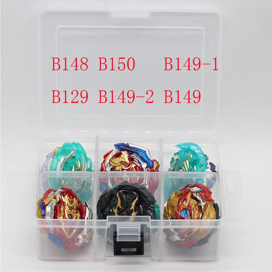 Takara Tomy Bey Bay Burst All Models Burst GT B-150 B-144 B-149 Toy Spinning Gyro Grid Plastic Storage Box Set