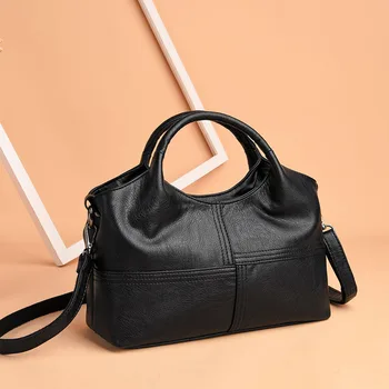 

women's bag spring summer new one-shoulder slanted handbag soft leather fashion women's bag middle-aged women's bag wholesale