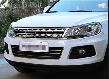 

Fit for 2014-2015 zotye t600 auto paraurti anteriore abs placcatura griglia intorno trim griglie radiatori sportive 1pcs