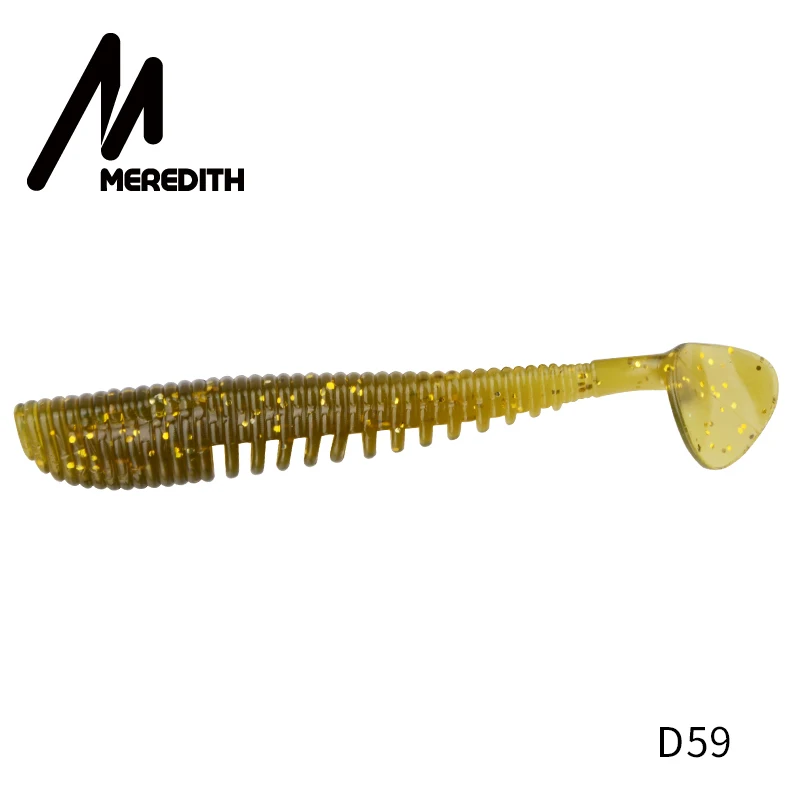 D59 MEREDITH Awaruna 80 мм 95 мм 110 мм рыболовные приманки Мягкая приманка искусственная приманка Хищник снасти JERKBAIT для щуки и окуня - Цвет: D59