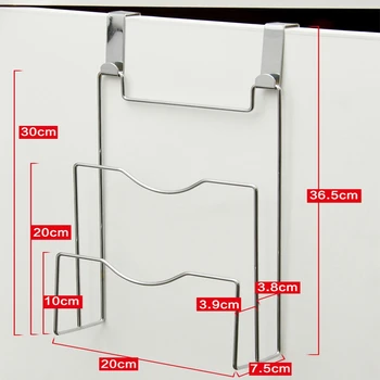 

Cabinet Door Hook Pot Cover Rack Stand Stove Organizer Kitchen Storage Holder Rack Shelf Kitchen Accessories