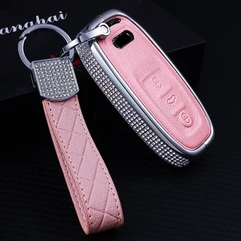 

Luxury Diamond Car Key Case Remote Key Cover Shell For Audi B6 B7 B8 A4 A5 A6 A7 A8 Q5 Q7 R8 TT S5 S6 S7 S8 SQ5 RS5