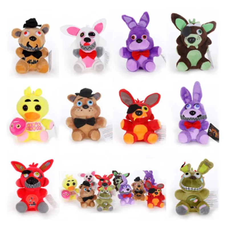 Five Nights At Freddy's 1 2 поколение Freddy Fazbear chica курица Золотой Фредди Фокси пират
