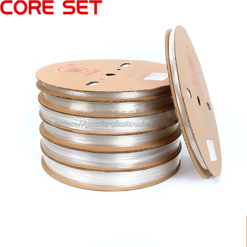 100 Meter/reel 12mm 15mm 16mm 18mm 20mm 25mm Transparent Clear Heat