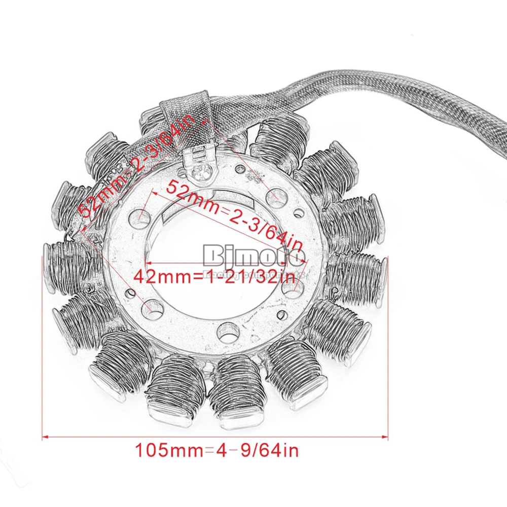 Мотоцикл обмотка статора генератора для Suzuki 31401-47H00-000 GSXR1000 GSXR 1000 2009 2010 2011 2012 2013