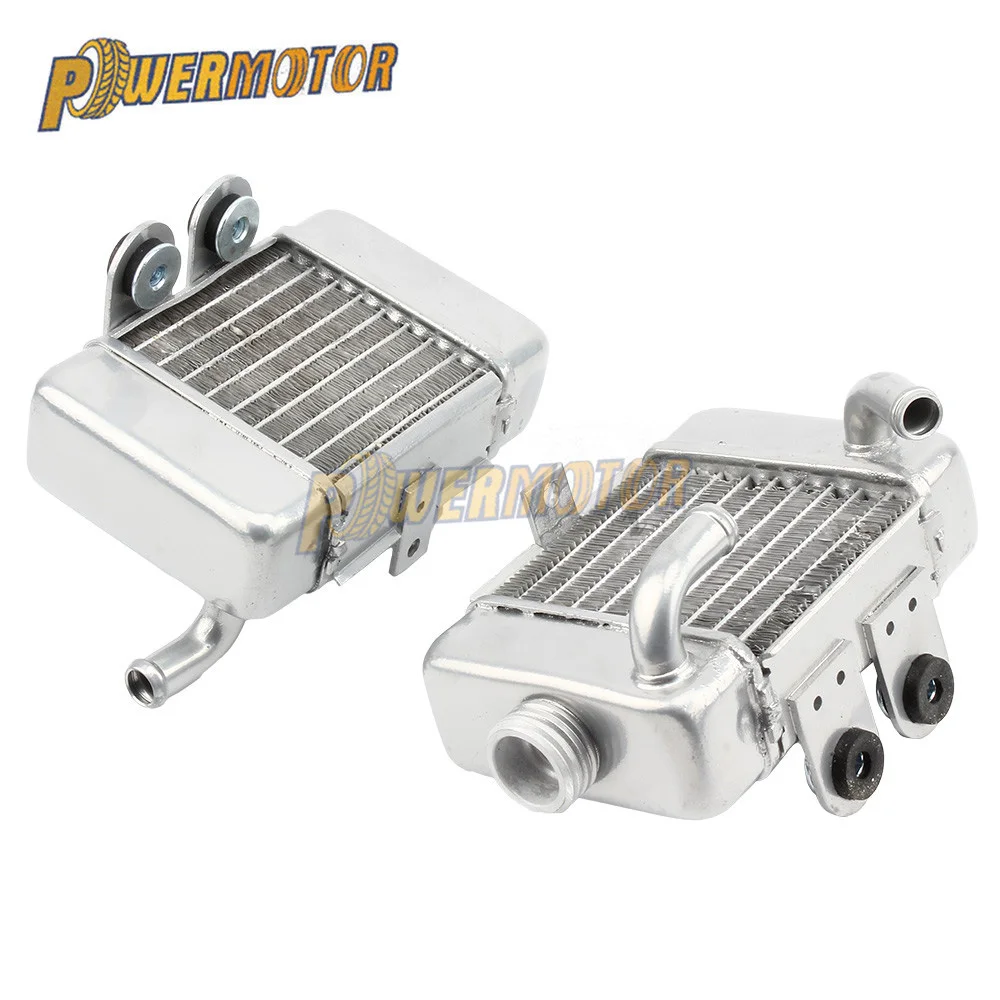 Per 50 Sx Sxs Mini 49Cc 50Cc Kit Radiatore In Lega Raffreddato Ad Acqua Mini Cross Dirt Bike Pit Bike Motocross Moto