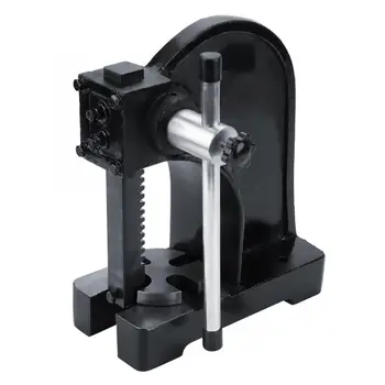 

1T Manual Desktop Hand Punch Press Machine Metal Arbor Press Tool Repair tool part