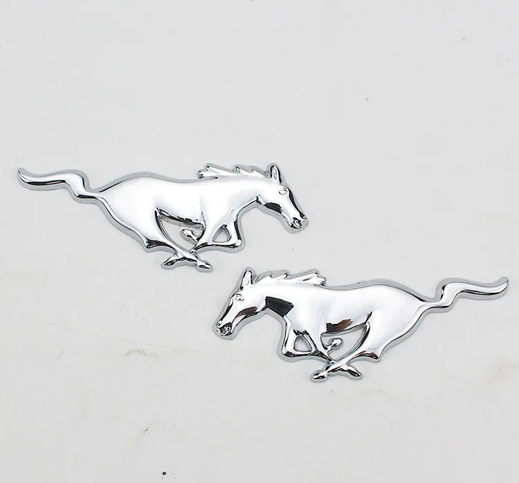 3D Ford Metal Mustang Автомобильный логотип боковая этикетка Ford Mustang Модифицированная стандартная наклейка для украшения автомобиля змея стандартная наклейка на бампер s