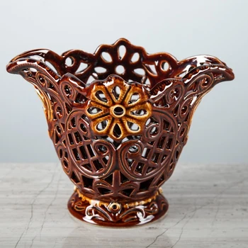 

Candy bowl "Tulip" brown cutting 3555001