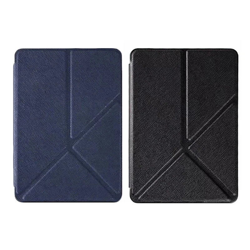 2Pcs PU Leather Stand Case for Amazon Kindle Paperwhite 6 Inch 10Th 2018 Release E-Reader Cover Generation Blue &amp Black | Компьютеры и