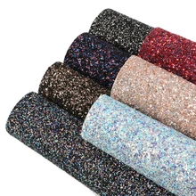 20*34 см полоса блеск искусственная синтетическая кожа, материалы для ручных поделок для изготовления заколки для волос, 1Yc8029