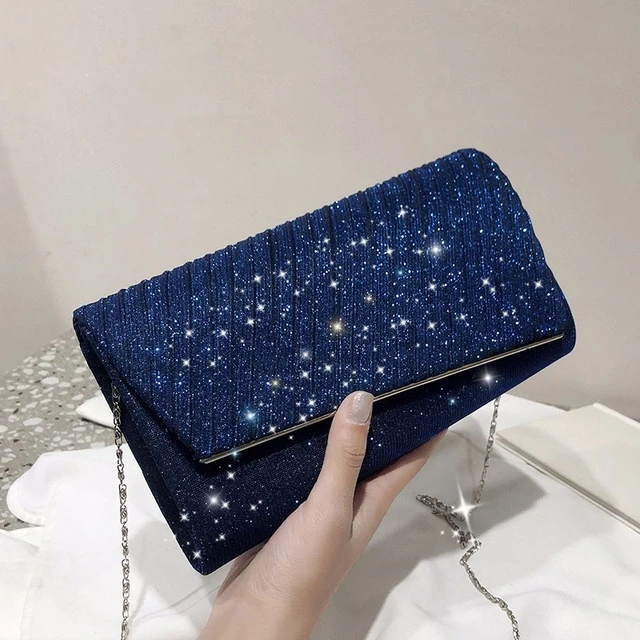 Women Royal Blue Handbag Party  Bridal Purse Elegant Clutch - Blue Wedding  Elegant - Aliexpress