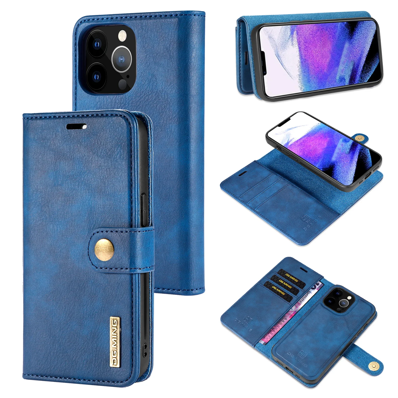 Чехол-книжка для Iphone 12 13 Mini 11 Pro XS Max XR X 8 7 Plus SE20 кожа | Мобильные телефоны и