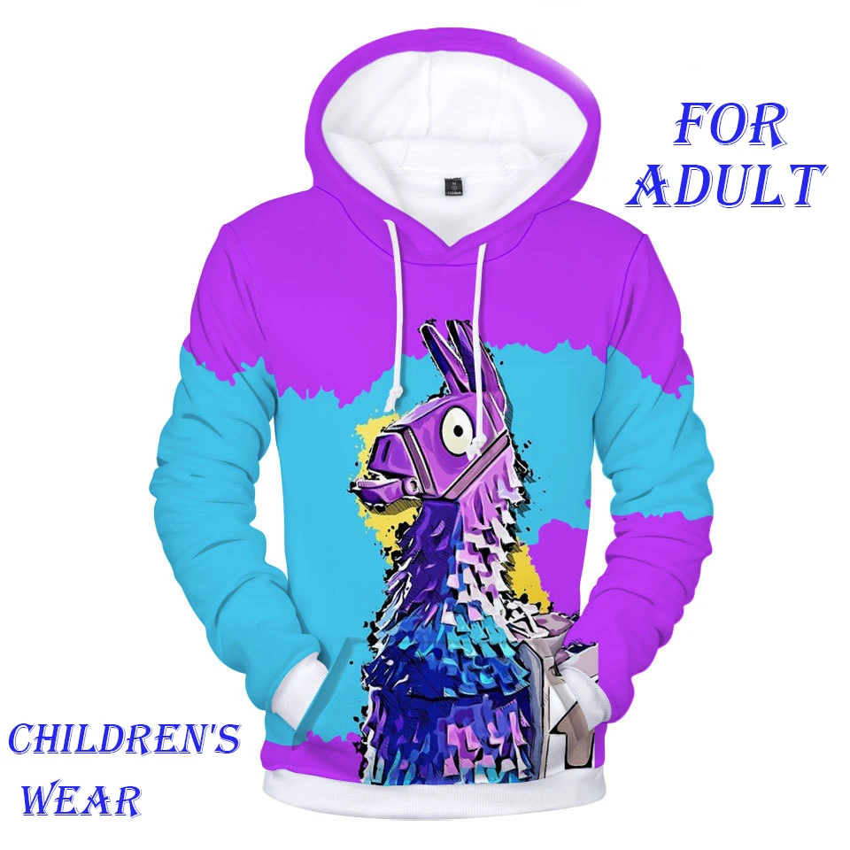  2019 New Gaming Hoodies Men 3D Printed Hooded Popular Game Smash Pony Horse Sweatshirt Kids Hoodies