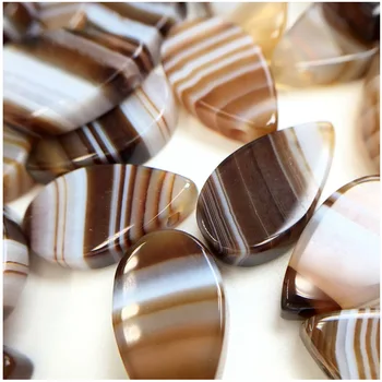 Botswana Agate Drop Pendants 1