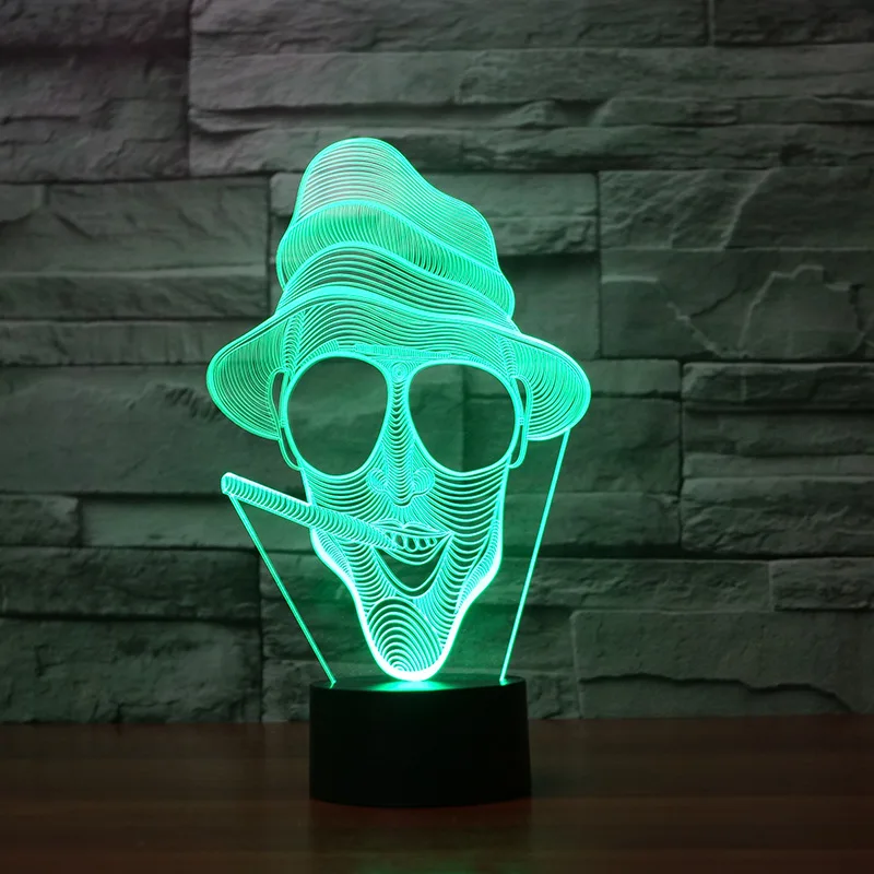 

Fs-3204 Export Strange New Electronic Products Creative 3D Night Lamp Colorful Touch Control LED Visual Lamp