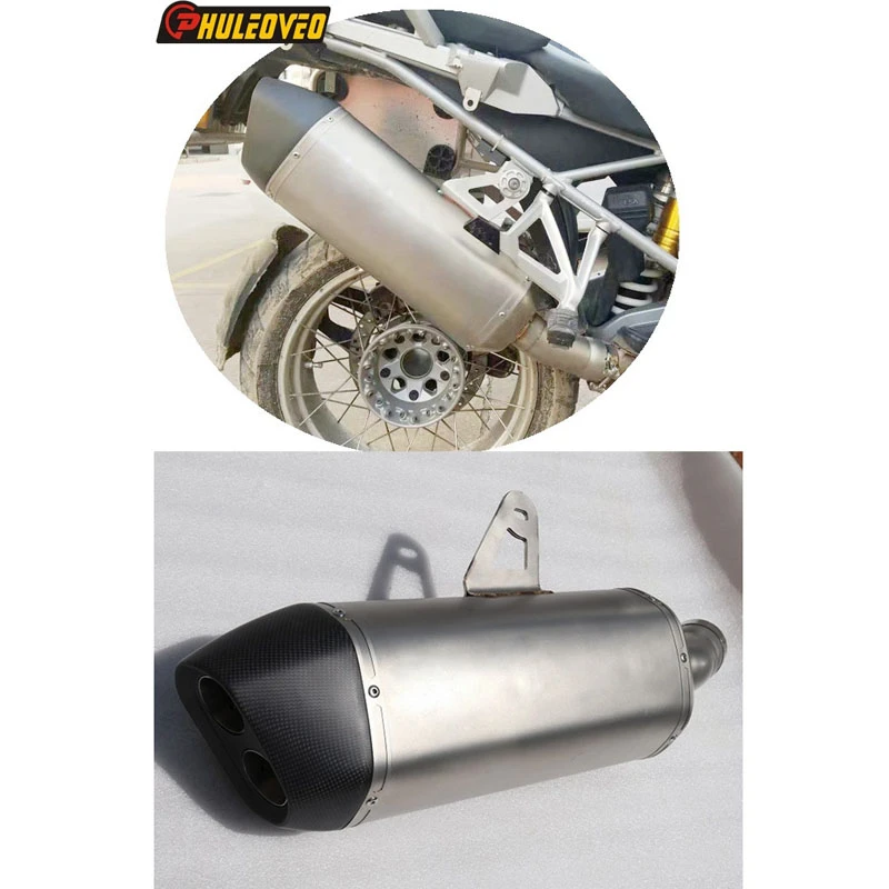 Stainless Steel For Bmw R1200gs Adv 2013-2021 Slip-on Motorcycle ...