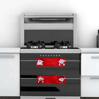 

Christmas Refrigerator Door Handle Cover Kitchen Microwave Oven Handle Cover