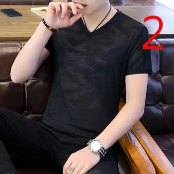 

T-shirt cotton thin 2020 summer trend new slim casual top f