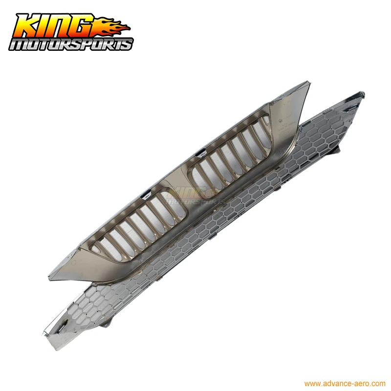 Подходит для 07 08 09 Honda CR V CRV хромированная решетчатая решетка вертикальная