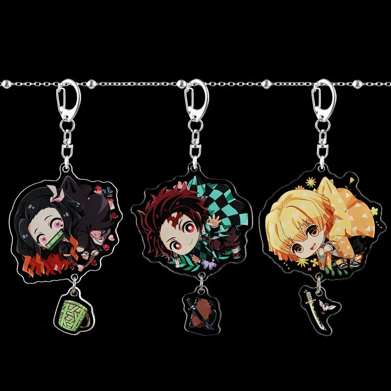 2020New аниме цинковый сплав брелок демон убийца Kimetsu no Yaiba Blade of Ghost винтажные брелки