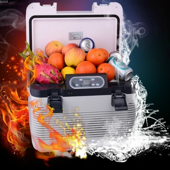 

220V/12V 19L Car Refrigerator Mini Home Micro Refrigerated Portable Refrigerator Mini Fridges Cooler Box Mini Refrigerator