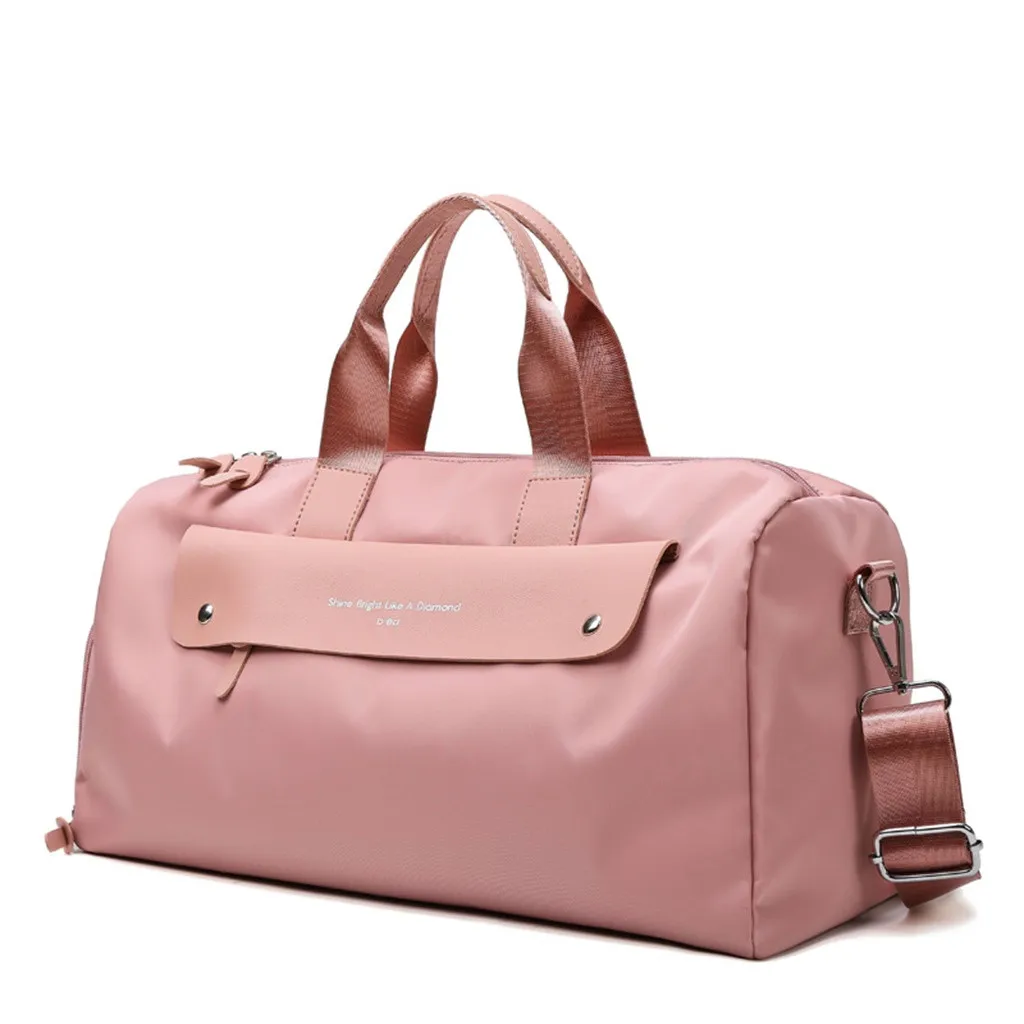 Aelicy Йога Фитнес Сумка водонепроницаемая нейлоновая тренировочная сумка через плечо спортивная сумка для женщин фитнес путешествия вещевой мешок Одежда спортивные сумки - Цвет: PK
