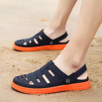 

Men Casual Shoes Beach Sandal Mesh Breathable Flip Flops Shoes Sandles Sandals 2020 New Outside Breathable Mens Sandals