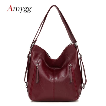 

Luxury Handbags Women Bags Designer Multifunctional Shoulder Bags For Women 2019 Pu Leather Vintage Handbag For Lady Tote Bag