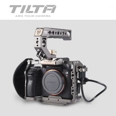 Tilta TA-T17-A-G установка клеть и боковые кольцо адаптера FF ручка для sony A7II A7III A7S A7S II A7R II A7R Характеристическая вязкость полимера A9 установка клеть для sony A7/A9 камера