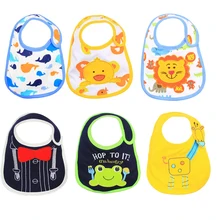 Hzirip/милые детские нагрудники с рисунками из мультфильмов; водонепроницаемые Слюнявчики для малышей; хлопковые Слюнявчики для малышей от 0 до 3 лет; одежда для кормления