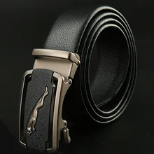 

New First Layer Cowhide Belt Men's Real Cowhide Belt Frosted Automatic Buckle Business Belt Fashion Trend Design And Casual Belt