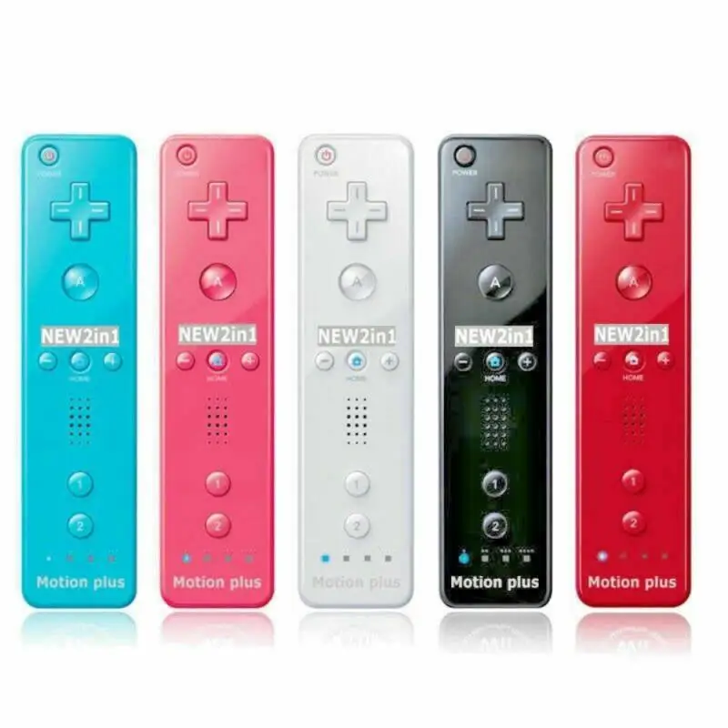 2 In1 Wireless Remote Gamepad Controller Built-in Motion Plus For Wii /wii U For Nin Tend Wii U Remote Controle Joystick Joypad