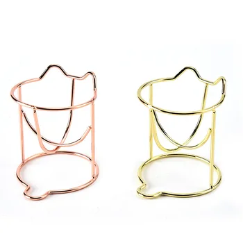 

1PC Metal Makeup Sponge Holder Makeup Puff Rack Blender Storage Rack Sponge Drying Stand Holder Makeup Brushes Puff Drying Tool