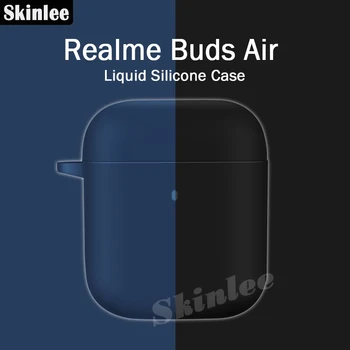

Skinlee Liquid Silicone Case For Realme Buds Air Case Wireless Headphone Protector Case For Realme Buds Air Protect Cover