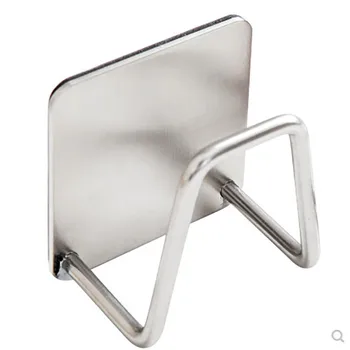 

Kitchen Organizer Stainless Steel Rack Kitchen Supplies Rack Wall Hanging Sink Hook Wall Racks & Holders Home Storage 2020