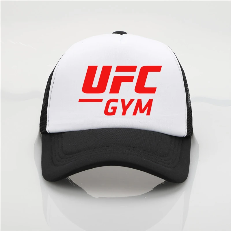 Модная шапка с принтом UFC, шапка с сеткой, бейсбольная кепка для мужчин и женщин, мужская летняя трендовая Кепка, новая молодежная Джокер, Солнцезащитная шляпа, пляжный козырек, шляпа