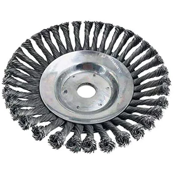 

Wire Wheel Garden Weed Brush Lawn Mower Trimmer Brush Lawn Cutter Tool Garden Grass Trimmer Head