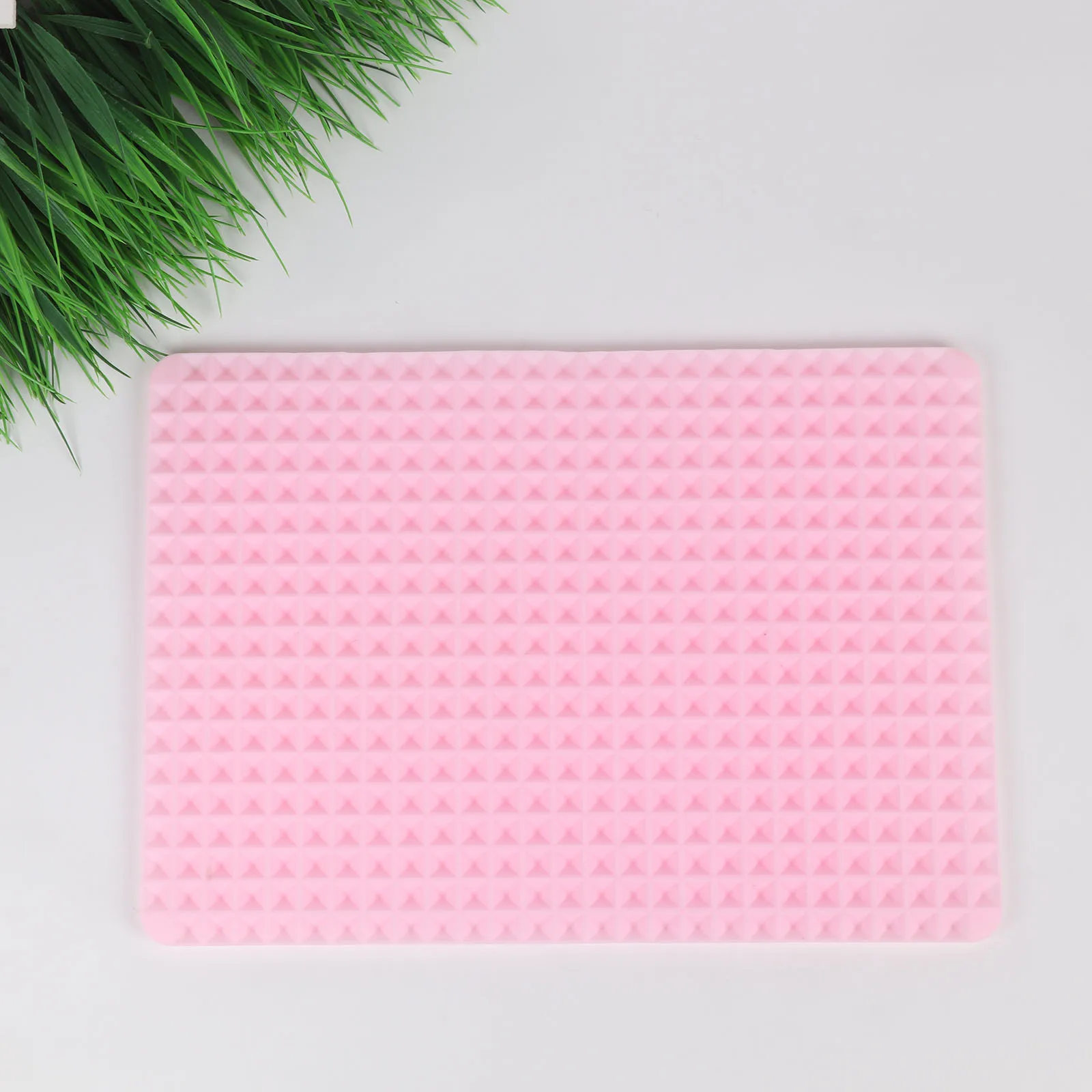 pink big 3 цвета, антипригарный силиконовый коврик для выпечки в форме пирамиды, кухонные инструменты, многофункциональные практичные - Цвет: pink big